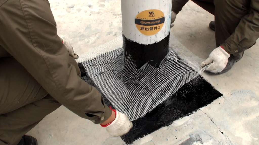 涂料 卷材"热粘法施工工艺